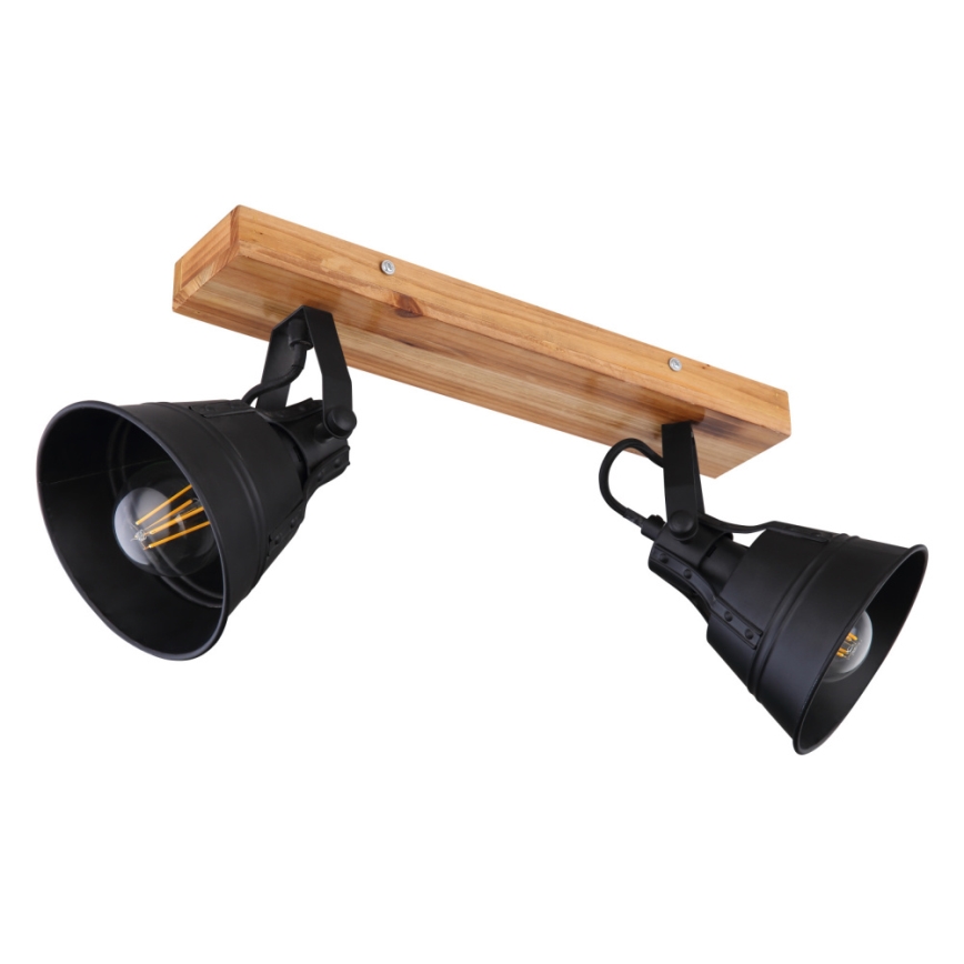 Globo - Точковий світильник 2xE27/60W/230V ялина