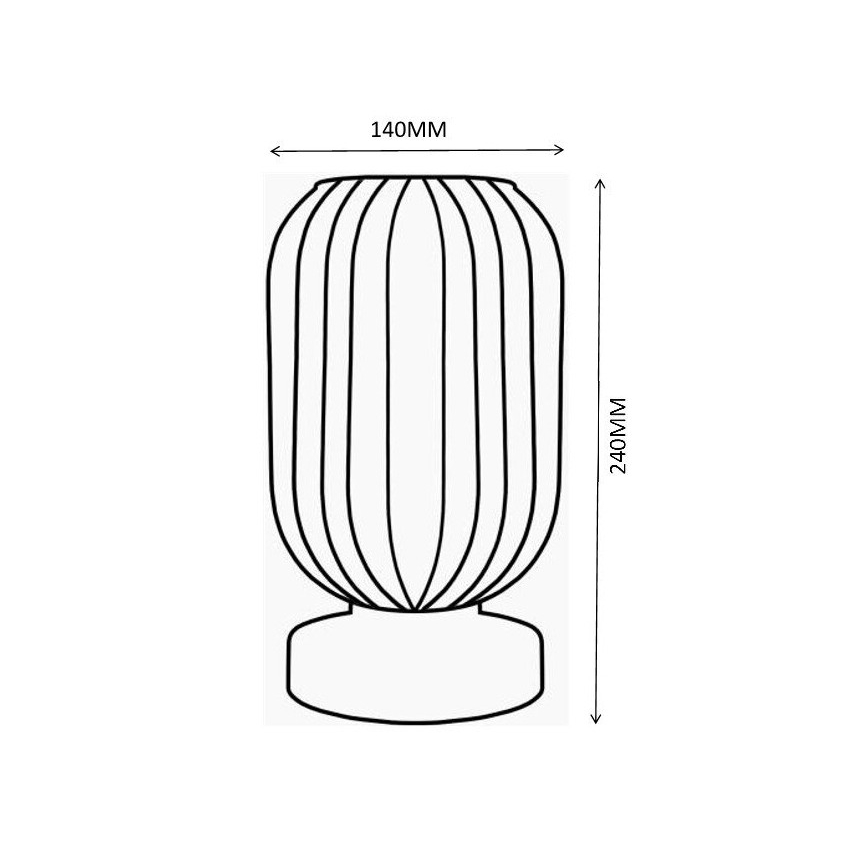 Globo - Настольная лампа 1xE27/40W/230V зеленый