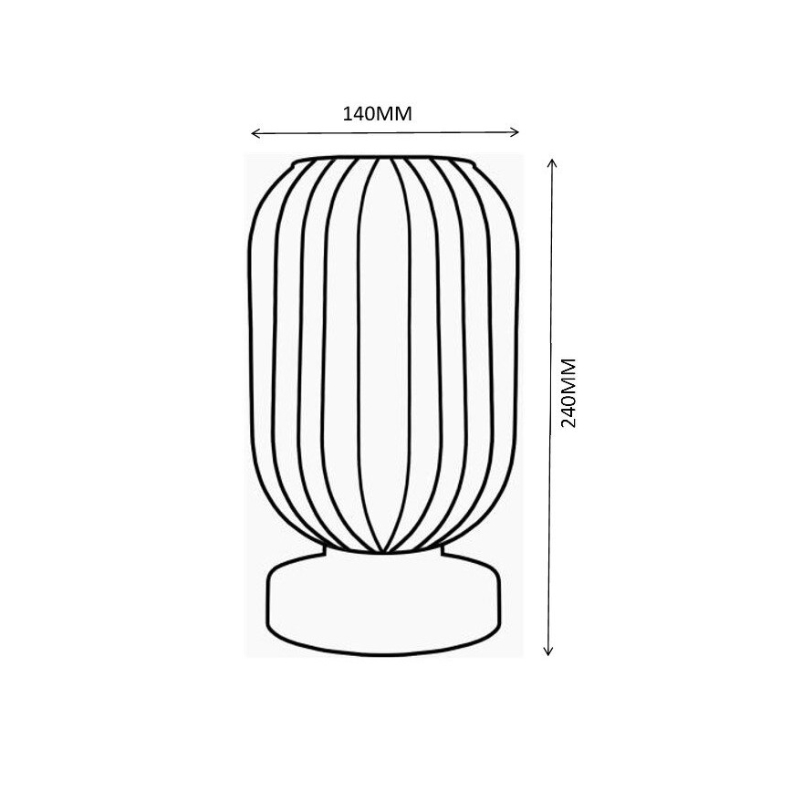 Globo - Настільна лампа 1xE27/40W/230V фіолетовий