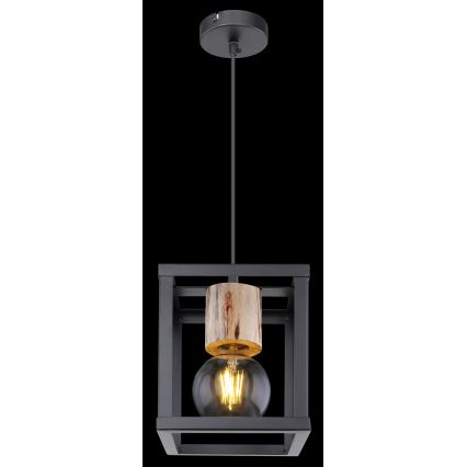 Globo 15476H - Люстра на тросе HAGAR 1xE27/60W/230V