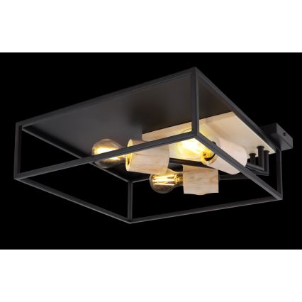 Globo 15477D1 - Потолочный светильник HAGAR 3xE27/60W/230V