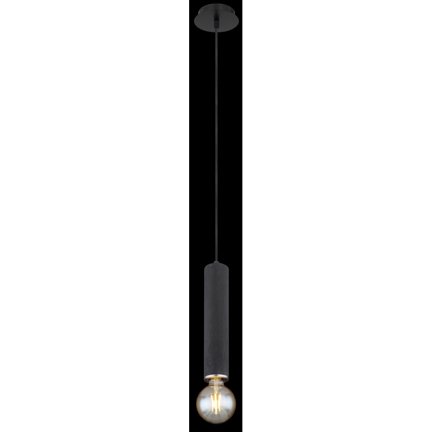 Globo - Подвесная люстра 1xE27/60W/230V черное дерево