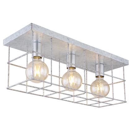 Globo 15530Z-3D - Стельовий світильник MERRIL 3xE27/60W/230V