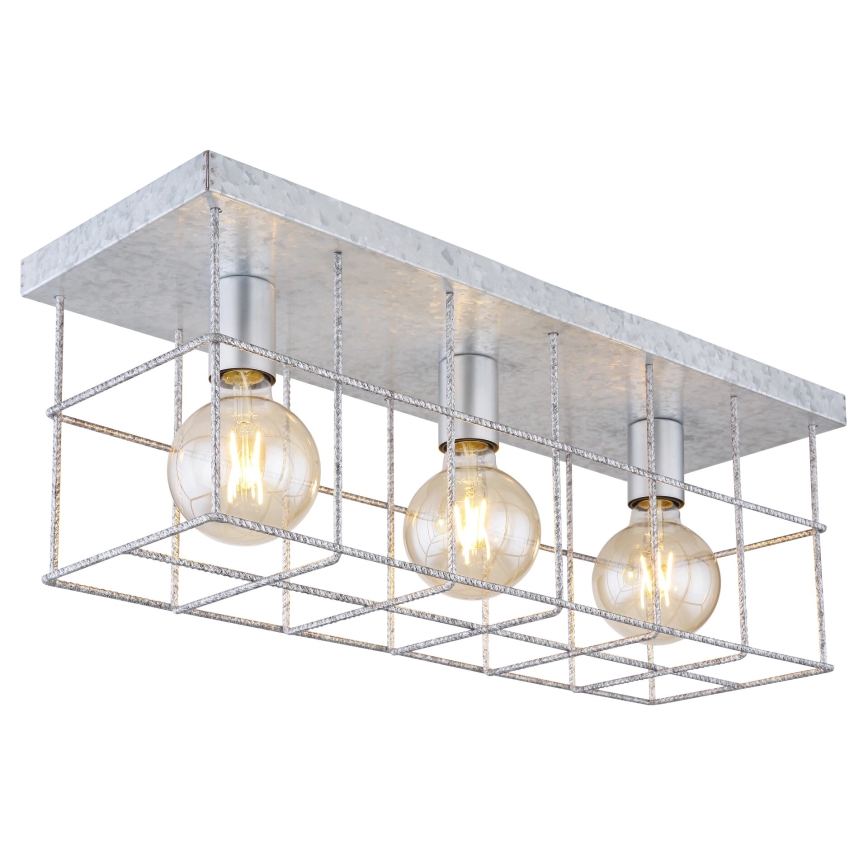 Globo 15530Z-3D - Стельовий світильник MERRIL 3xE27/60W/230V