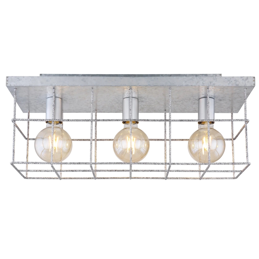 Globo 15530Z-3D - Стельовий світильник MERRIL 3xE27/60W/230V