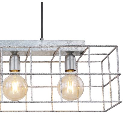 Globo 15530Z-4H - Підвісна люстра MERRIL 4xE27/60W/230V