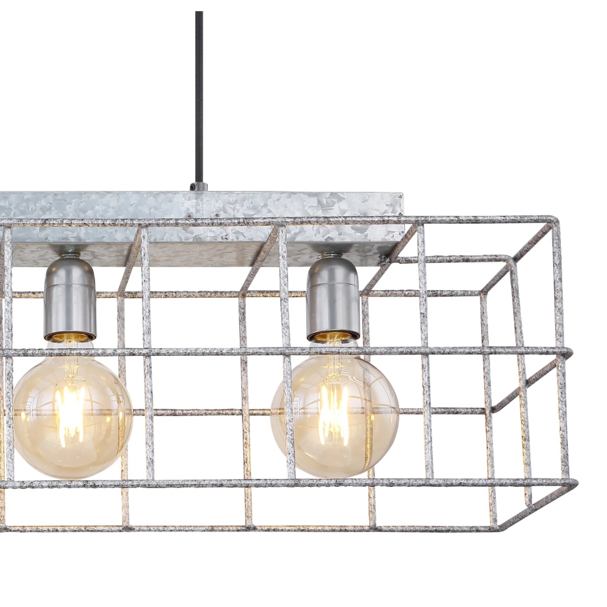 Globo 15530Z-4H - Підвісна люстра MERRIL 4xE27/60W/230V