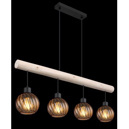 Globo - Подвесная люстра 4xE27/15W/230V
