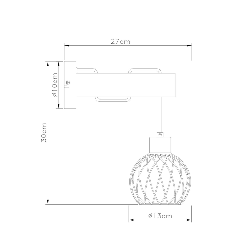 Globo - Настінна лампа 1xE27/15W/230V