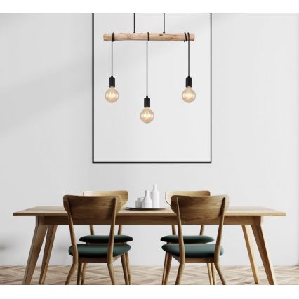 Globo - Люстра на тросі 3xE27/60W/230V