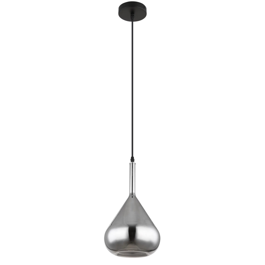 Globo - Підвісна люстра 1xE27/60W/230V діаметр 20 см чорний