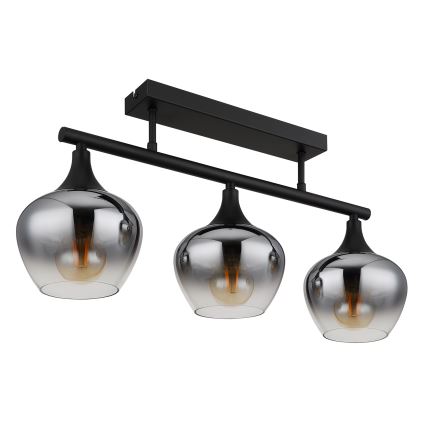 Globo - Пристельова люстра 3xE27/40W/230V чорний