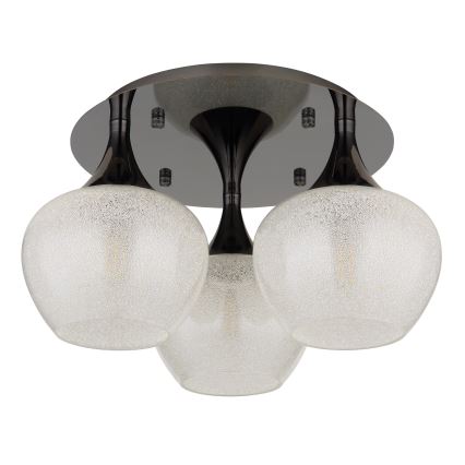 Globo - Пристельова люстра 3xE27/40W/230V антрацит