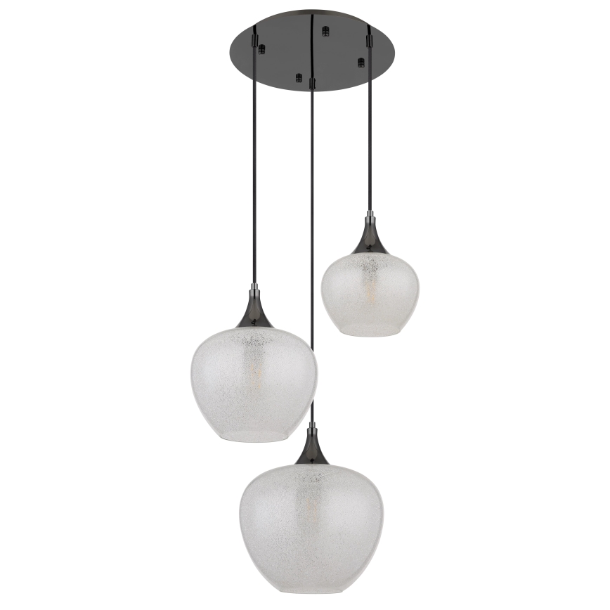 Globo - Підвісна люстра 3xE27/40W/230V білий/антрацит
