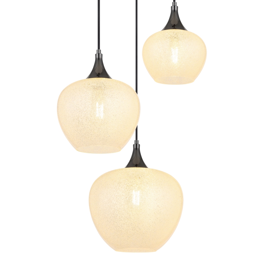 Globo - Підвісна люстра 3xE27/40W/230V білий/антрацит