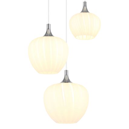 Globo - Підвісна люстра 3xE27/40W/230V білий