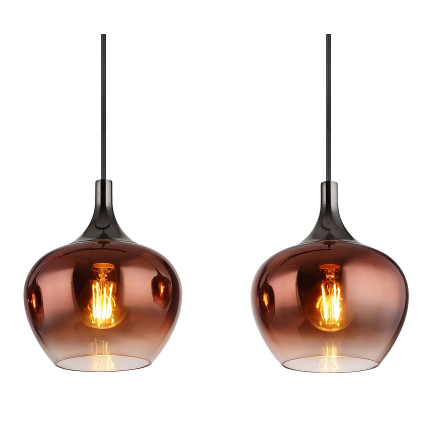 Globo - Підвісна люстра 4xE27/40W/230V мідний