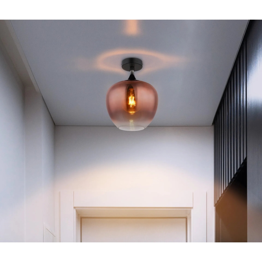 Globo - Потолочный светильник 1xE27/40W/230V медный