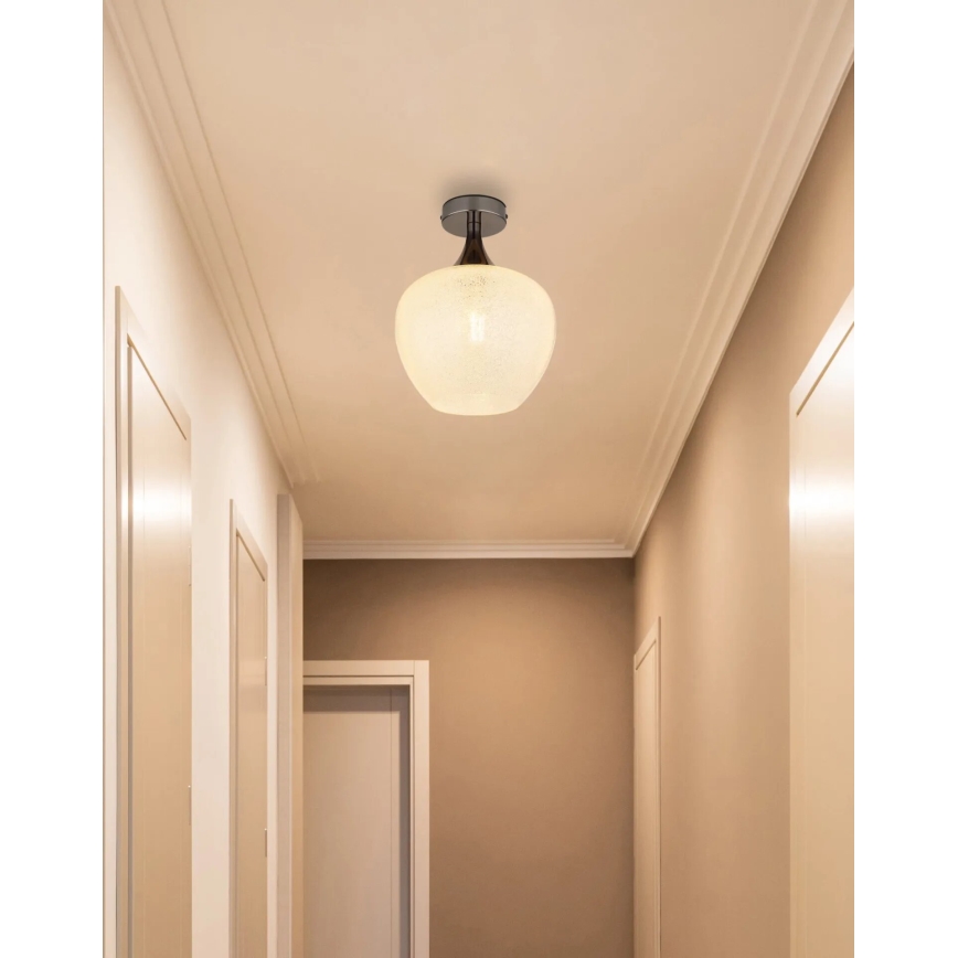 Globo - Потолочный светильник 1xE27/40W/230V белый/антрацит