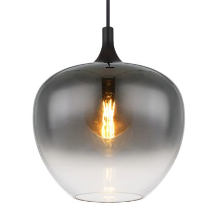 Globo - Підвісна люстра 1xE27/60W/230V діаметр 29 см чорний