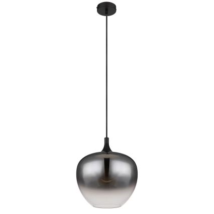 Globo - Підвісна люстра 1xE27/60W/230V діаметр 29 см чорний