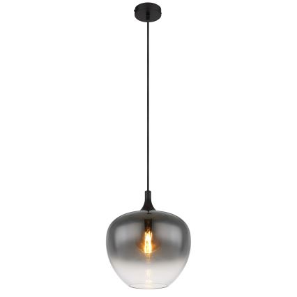 Globo - Підвісна люстра 1xE27/60W/230V діаметр 29 см чорний