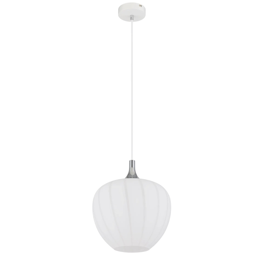 Globo - Подвесная люстра 1xE27/60W/230V диаметр 29 см белый