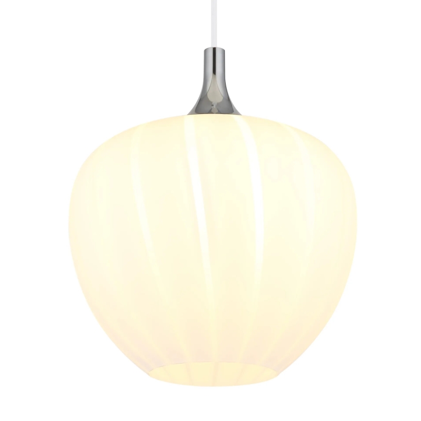 Globo - Подвесная люстра 1xE27/60W/230V диаметр 29 см белый