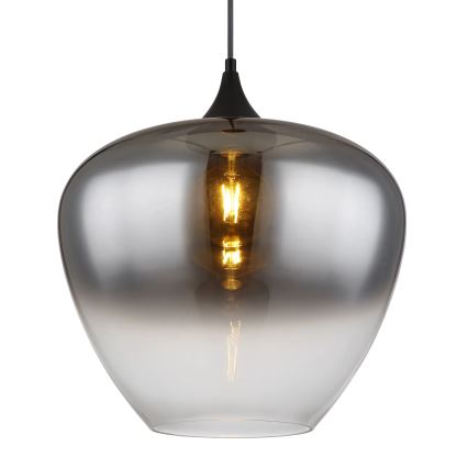 Globo - Подвесная люстра 1xE27/60W/230V диаметр 40 см черный