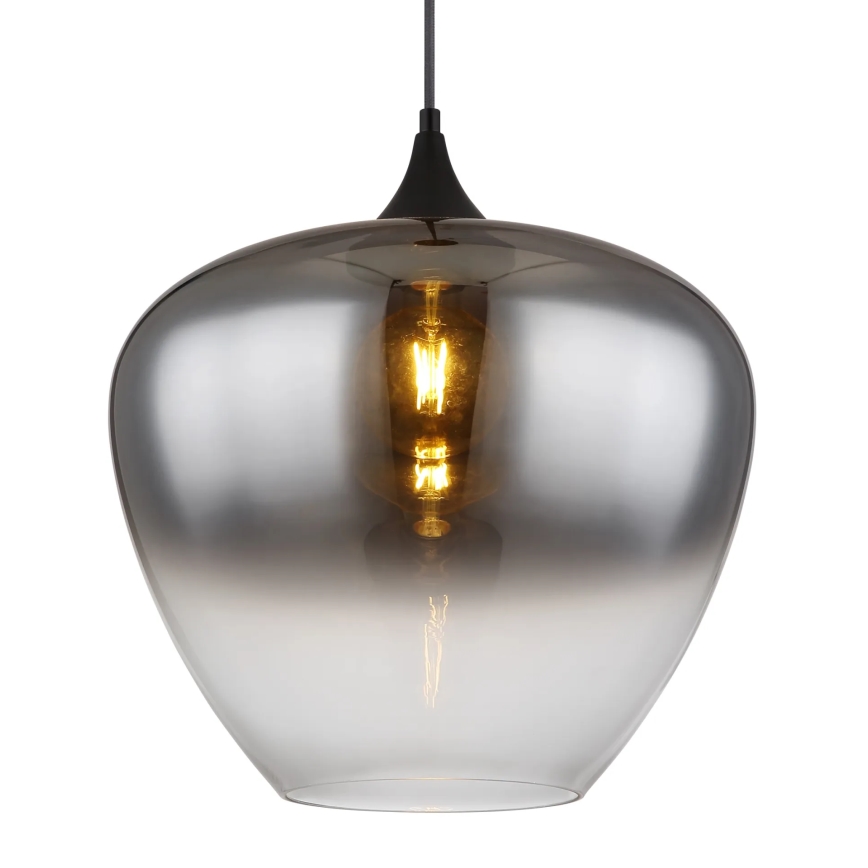 Globo - Подвесная люстра 1xE27/60W/230V диаметр 40 см черный