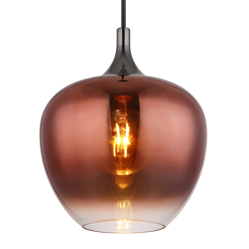 Globo - Подвесная люстра 1xE27/60W/230V диаметр 24 см медный