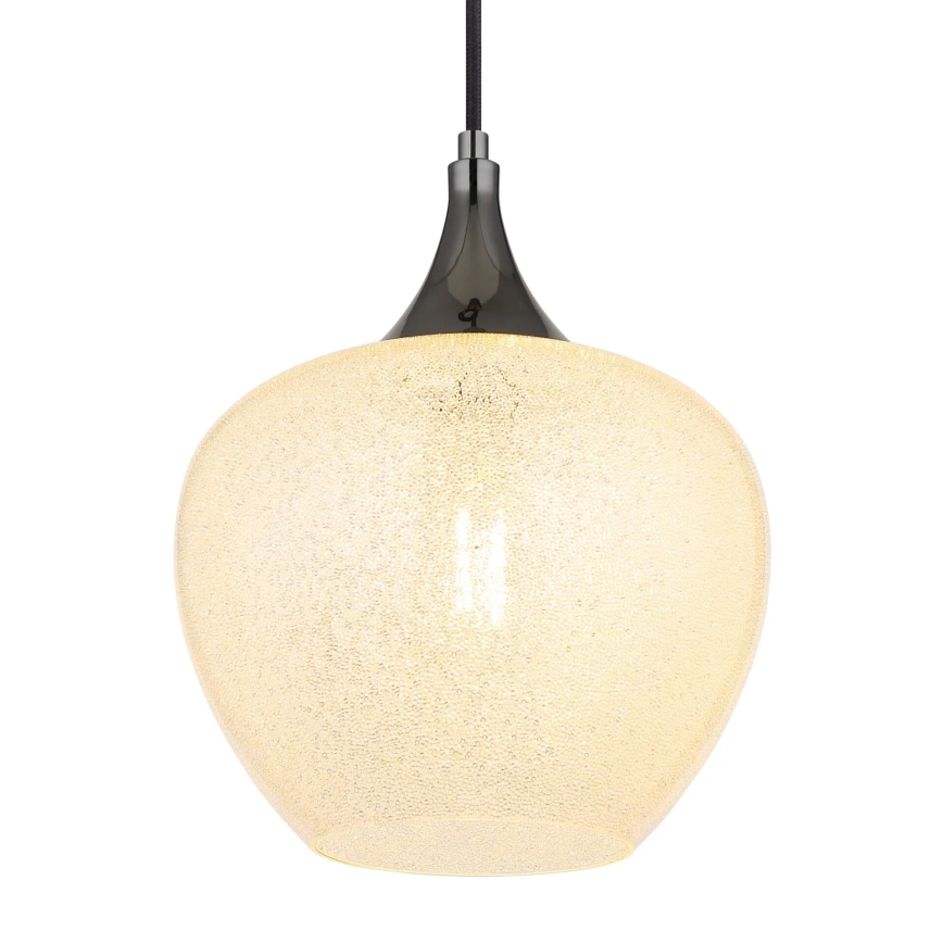 Globo - Підвісна люстра 1xE27/40W/230V діаметр 24 см білий/антрацит