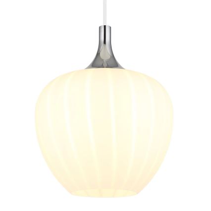 Globo - Подвесная люстра 1xE27/60W/230V диаметр 24 см белый