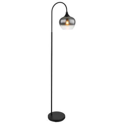 Globo - Торшер 1xE27/40W/230V черный/дымчатый