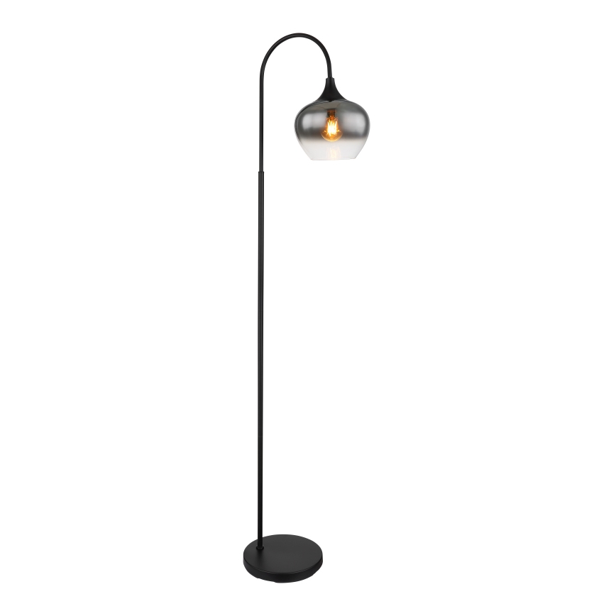 Globo - Торшер 1xE27/40W/230V черный/дымчатый