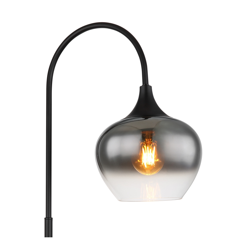 Globo - Торшер 1xE27/40W/230V черный/дымчатый