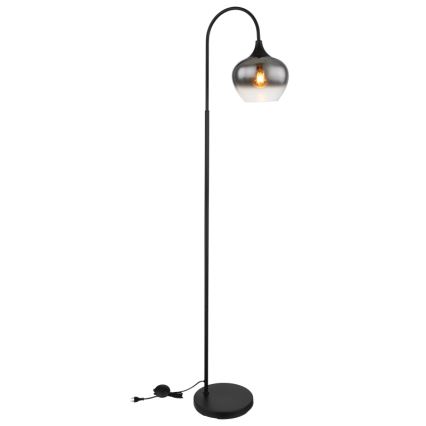 Globo - Торшер 1xE27/40W/230V черный/дымчатый