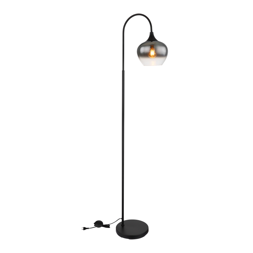 Globo - Торшер 1xE27/40W/230V черный/дымчатый