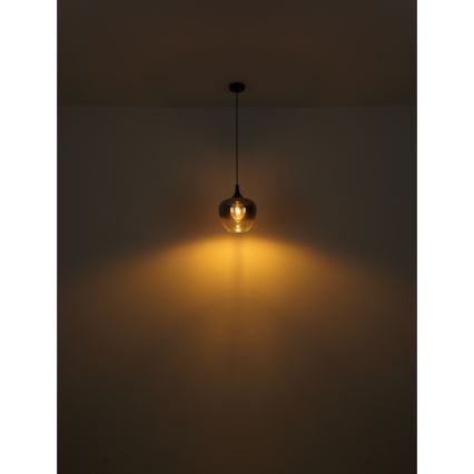Globo - Торшер 1xE27/40W/230V черный/дымчатый