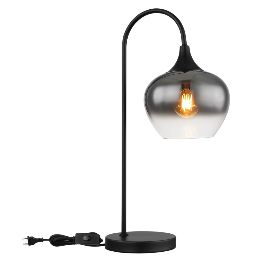 Globo - Настільна лампа 1xE27/40W/230V чорний