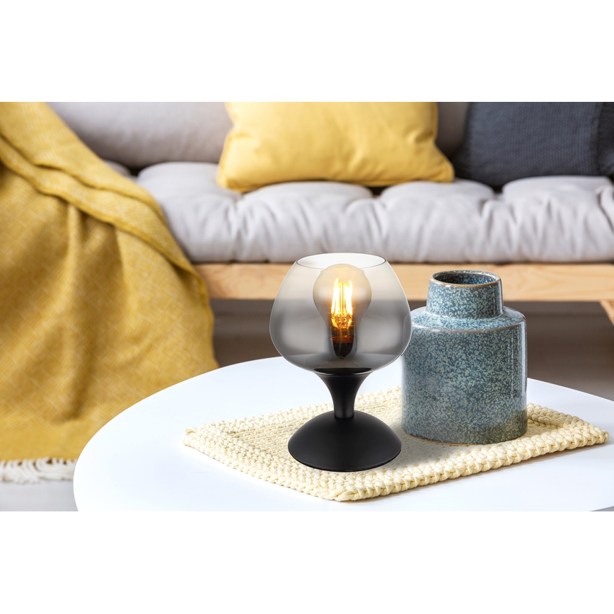 Globo - Настільна лампа 1xE27/40W/230V чорний