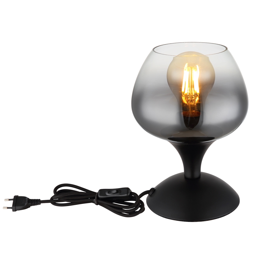 Globo - Настільна лампа 1xE27/40W/230V чорний