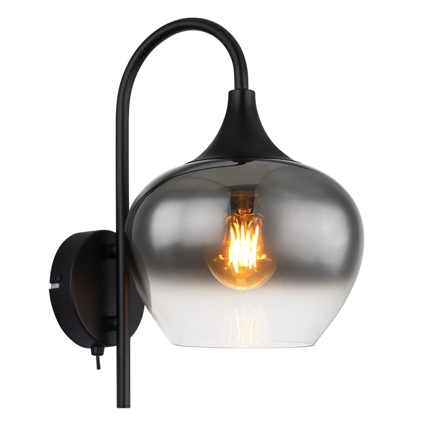 Globo - Настінна лампа 1xE27/40W/230V чорний