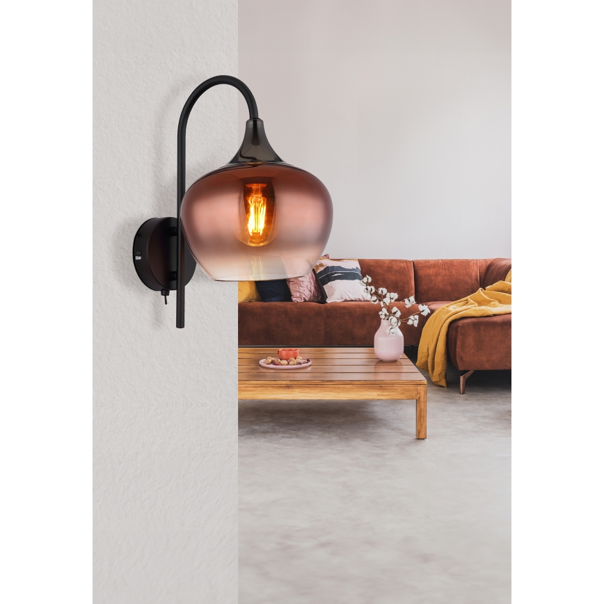 Globo - Настенная лампа 1xE27/40W/230V медный
