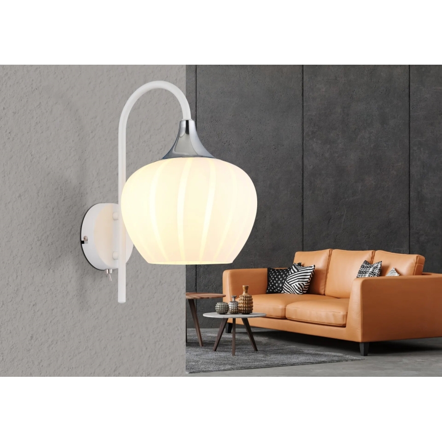 Globo - Настенная лампа 1xE27/40W/230V белый