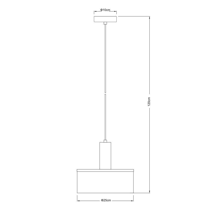 Globo - Подвесная люстра 1xE27/15W/230V