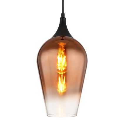 Globo - Подвесная люстра 1xE27/60W/230V диаметр 18 см медный