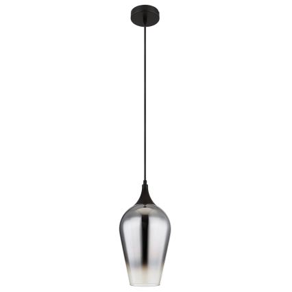 Globo - Підвісна люстра 1xE27/60W/230V діаметр 18 см чорний