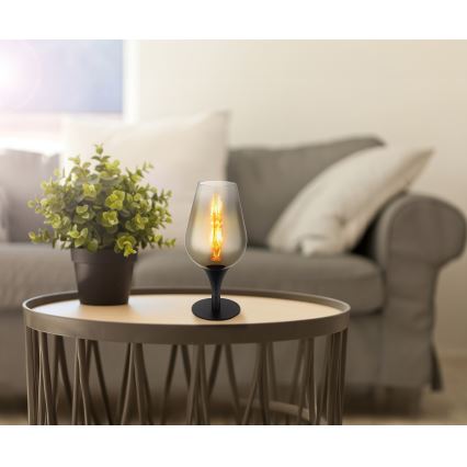 Globo - Настільна лампа 1xE27/40W/230V діаметр 15 см золотий