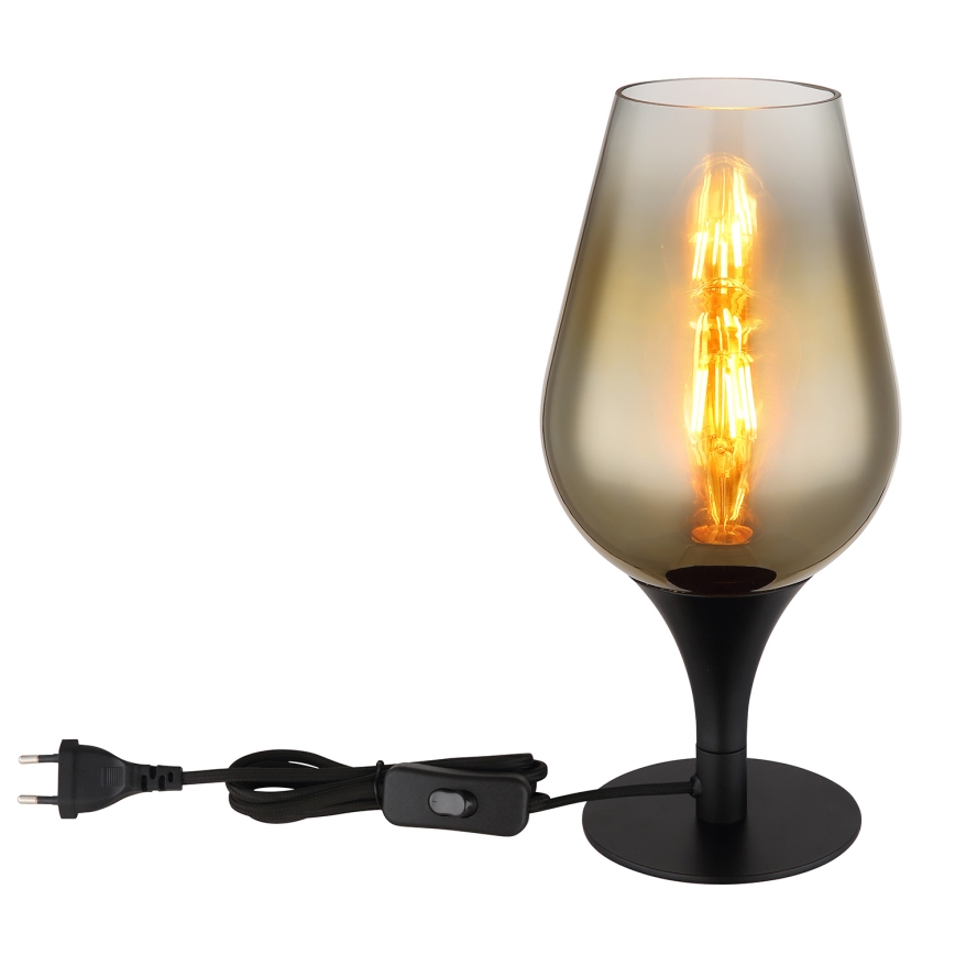Globo - Настільна лампа 1xE27/40W/230V діаметр 15 см золотий